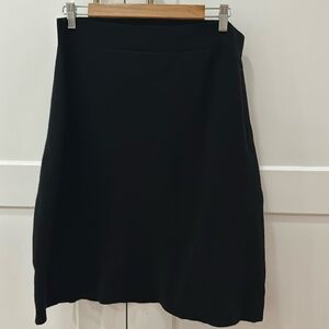 Maeve Black Knit Skirt Size XL